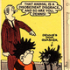 That’s Dennis, his Dad and Gnasher!